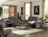 Reyes - Power Lay Flat Reclining Console Loveseat With Storage & Cupholders