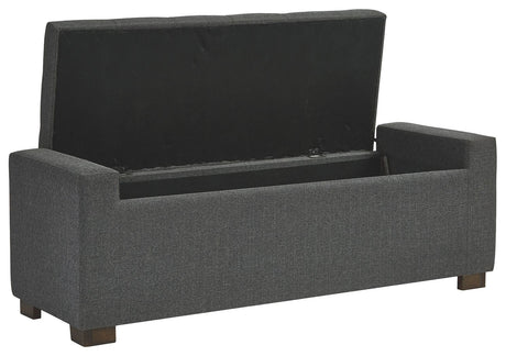 Cortwell - Storage Bench - Gray