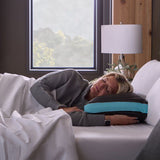 Ice Cloud + Omniphase - Mid Loft Pillow - Queen, Low Loft