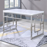 Alize - Bookcase And Desk - White