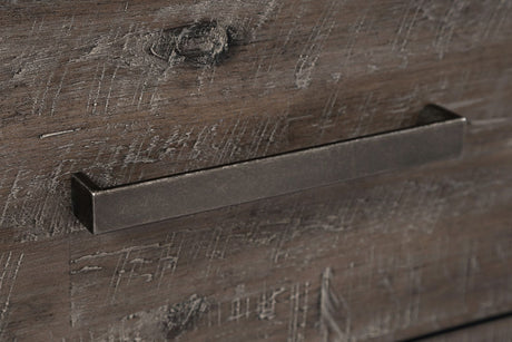 East Hampton - 70" Console - Distressed Gray
