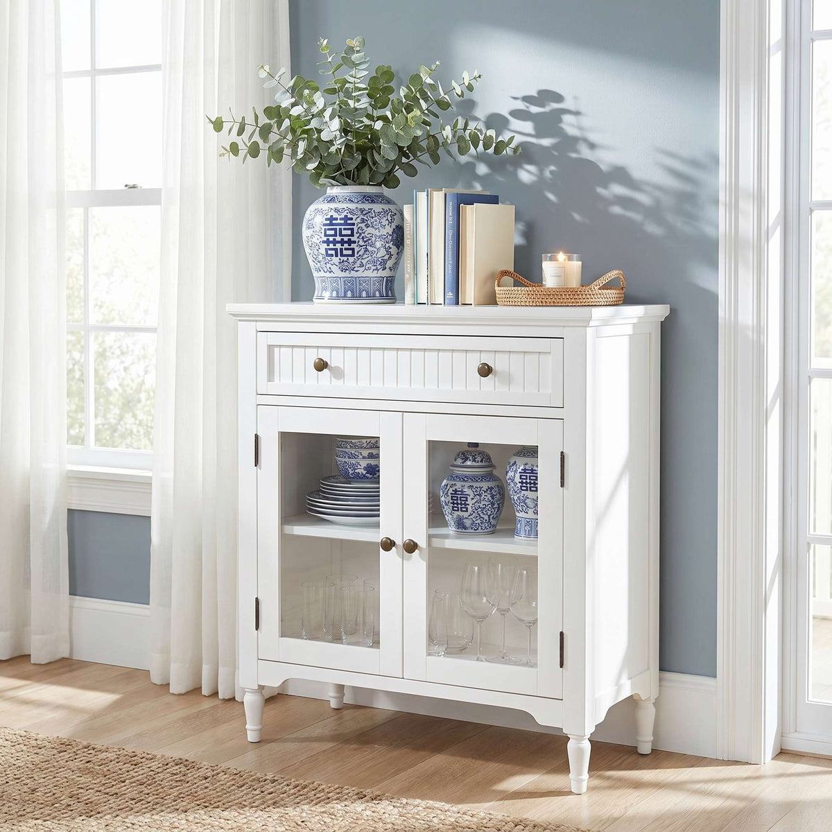 Westport - Glass Accent Cabinet