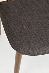 Copenhagen - Denmark Side Chair (Set of 2) - Brown With Gray Upholstery