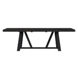 Transcend - Dining Table With 22" Leaf - Charcoal