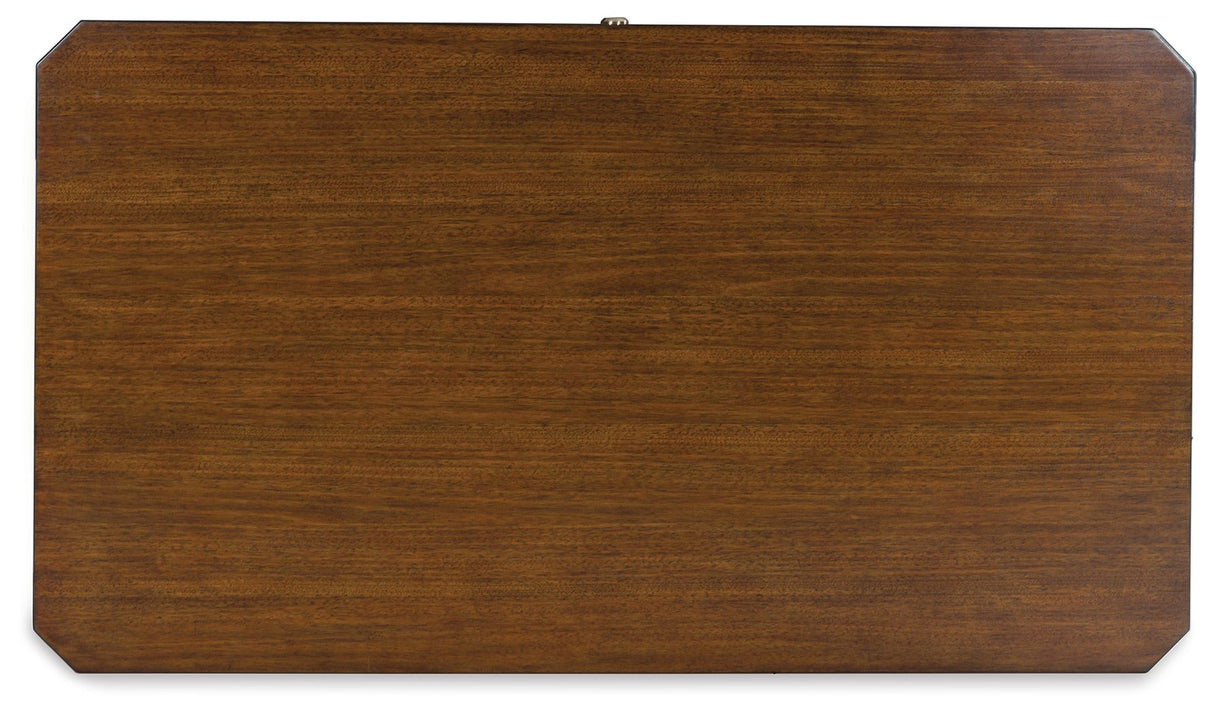 Trenmour - Medium Brown - Rectangular Cocktail Table