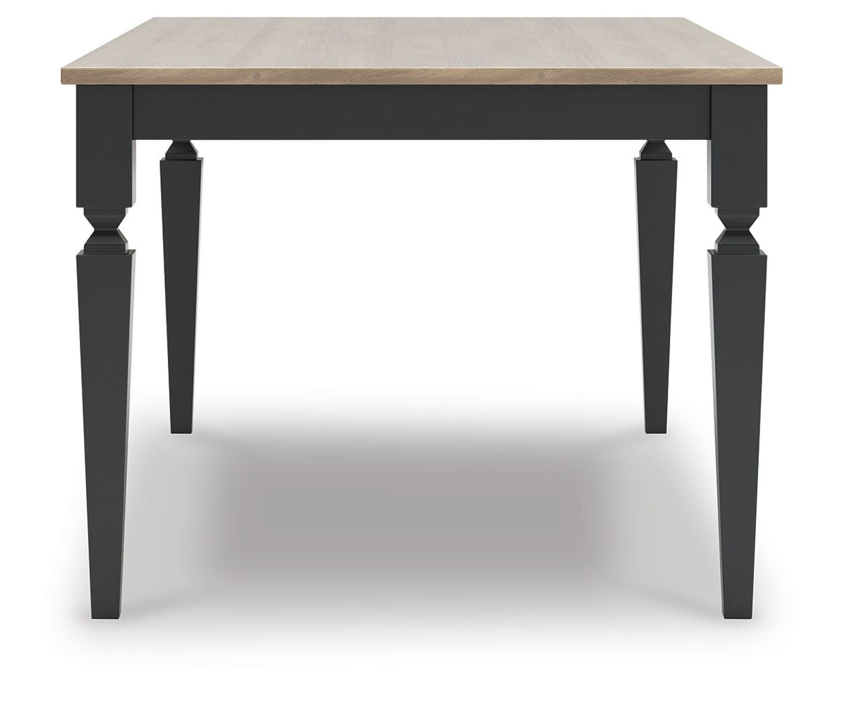 Brenkerton - Grayish Brown / Black - Rectangular Dining Room Table