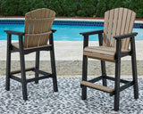 Fairen Trail - Black / Driftwood - 5 Pc. - Dining Set with 4 Chairs