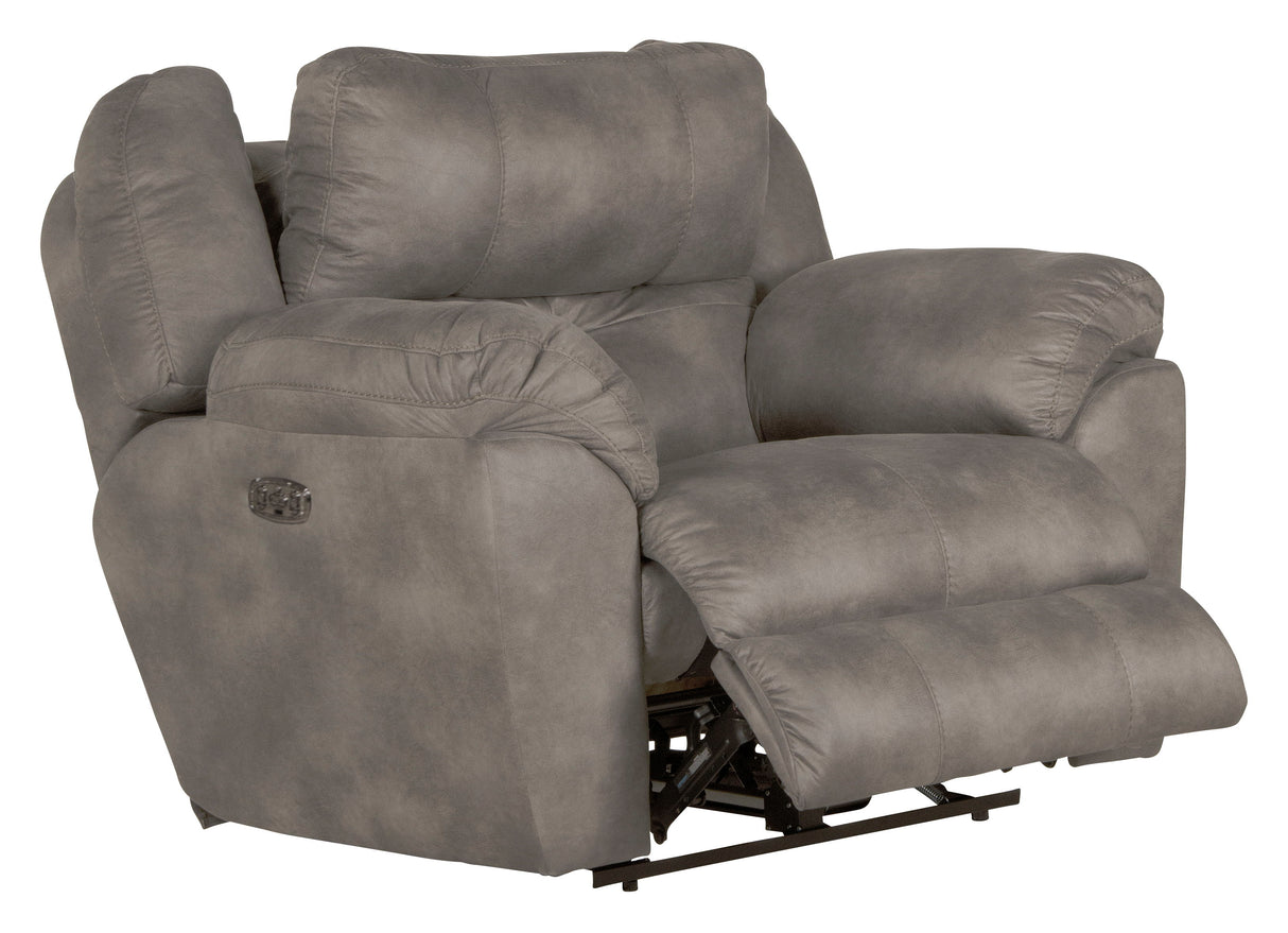 Ferrington - Power Lay Flat Recliner with Power Adjustable Headrest & Lumbar