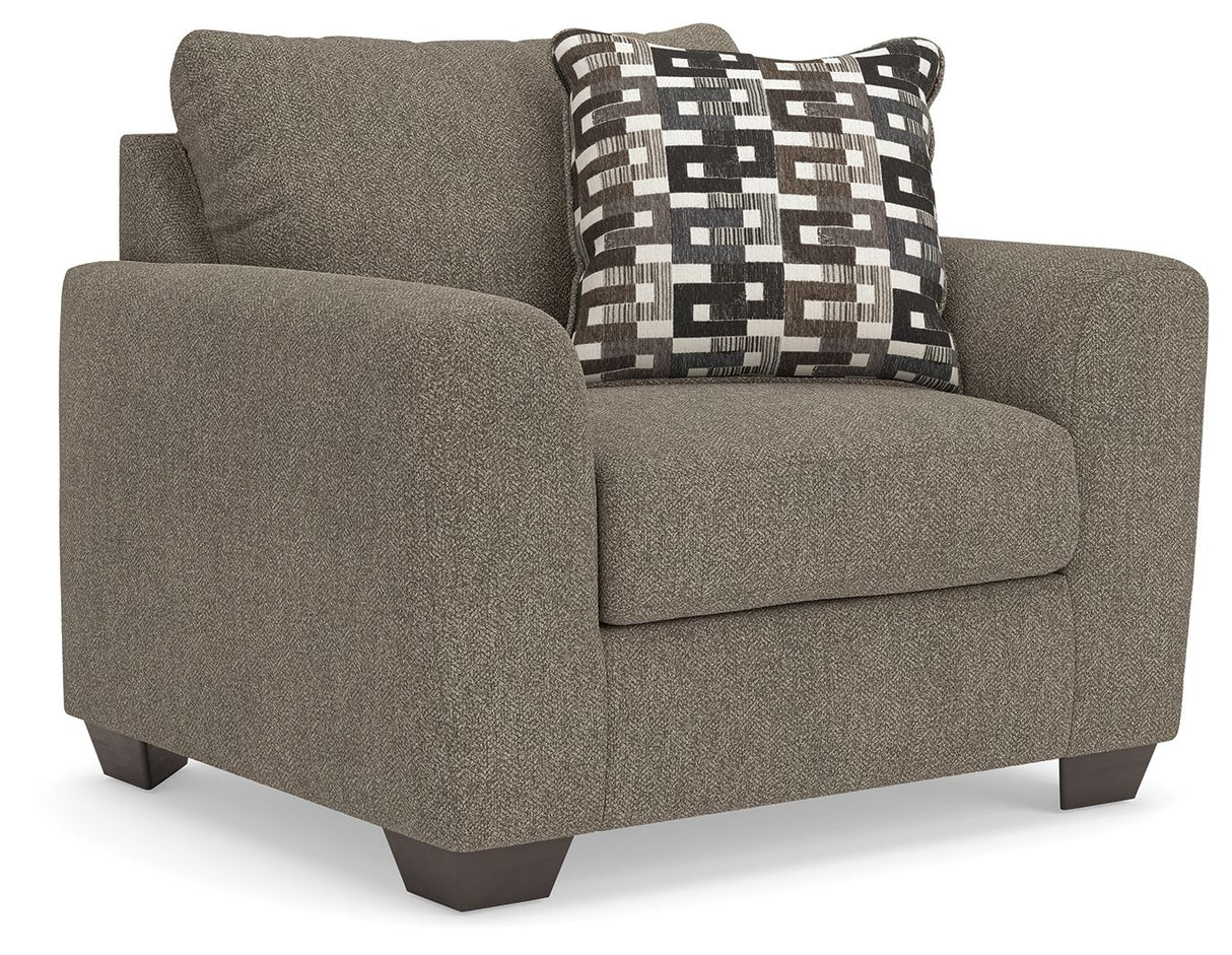 Triston-Peaks - Chair And A Half - Suede
