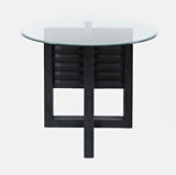 Altamonte - Glass Table - Dark Charcoal