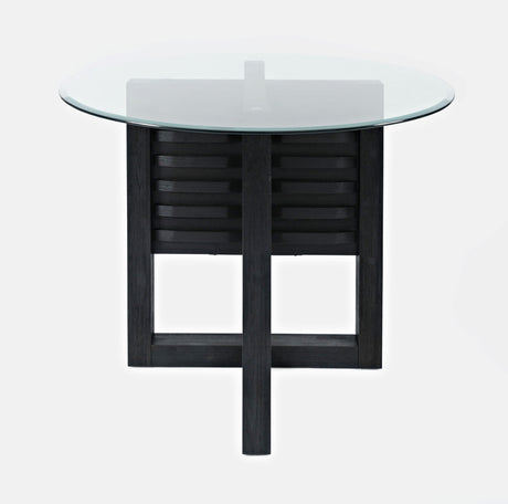 Altamonte - Glass Table - Dark Charcoal