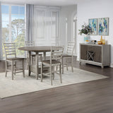 Abacus - Drop Leaf Counter Height Set