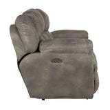 Ferrington - Power Lay Flat Reclining Console Loveseat with Power Adjustable Headrest