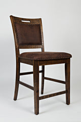 Cannon Valley - 7 Piece Counter Set - Distressed Medium Brown