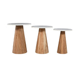 Nolan - Marble Bunching Tables