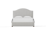 Choices - Emily Upholstered Bed - Gray Stripe