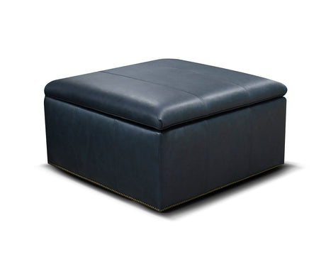 Hendrix - 7650/AL/N - Ottoman With Nails