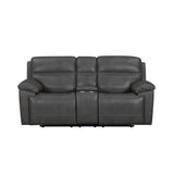 Camaro - Motion Loveseat With Console - Nugget Gray