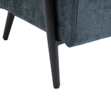 Modern Lounge Chair With Polyester Upholstery