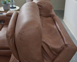 Clean-Slate - Power Recliner / Adj Headrest - Caramel