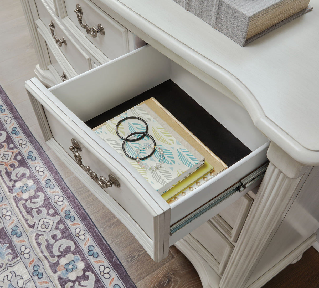 Montelaine - Dresser And Mirror - Antique White