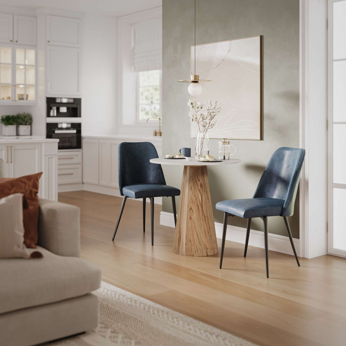Nolan 30" Marble Dining Table