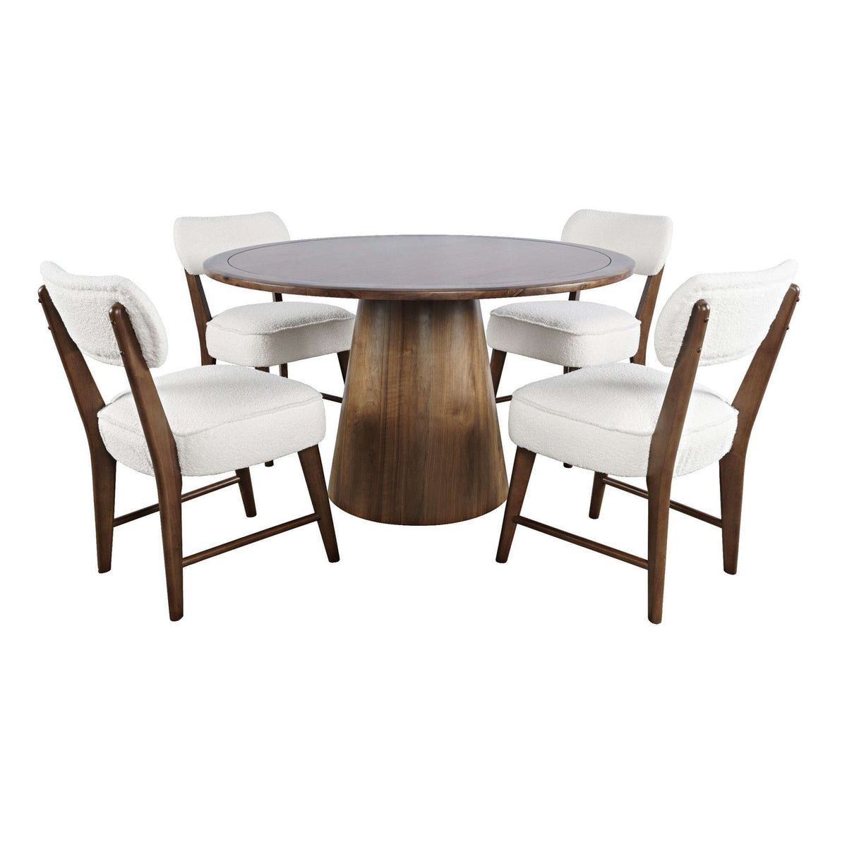 Nash - 5 Piece Dining Set, Table With 4 Dining Chairs