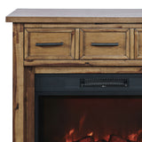 Claremont - 32" Fireplace - Wire Brush Brown