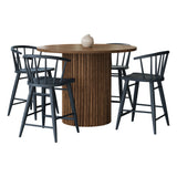 Auden - 5 Piece Counter Height Dining Set - Black