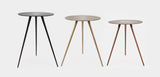 Global Archive - Carly Accent Tables - Black And Brass And Copper