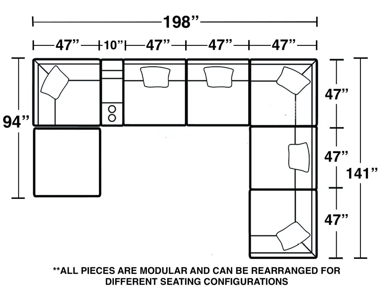 Posh - Sectional Set