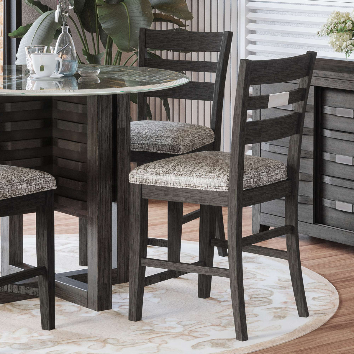 Altamonte - Ladderback Counter Stool (Set of 2)