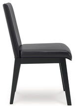 Jettaya - Black - Dining Upholstered Side Chair (Set of 2)