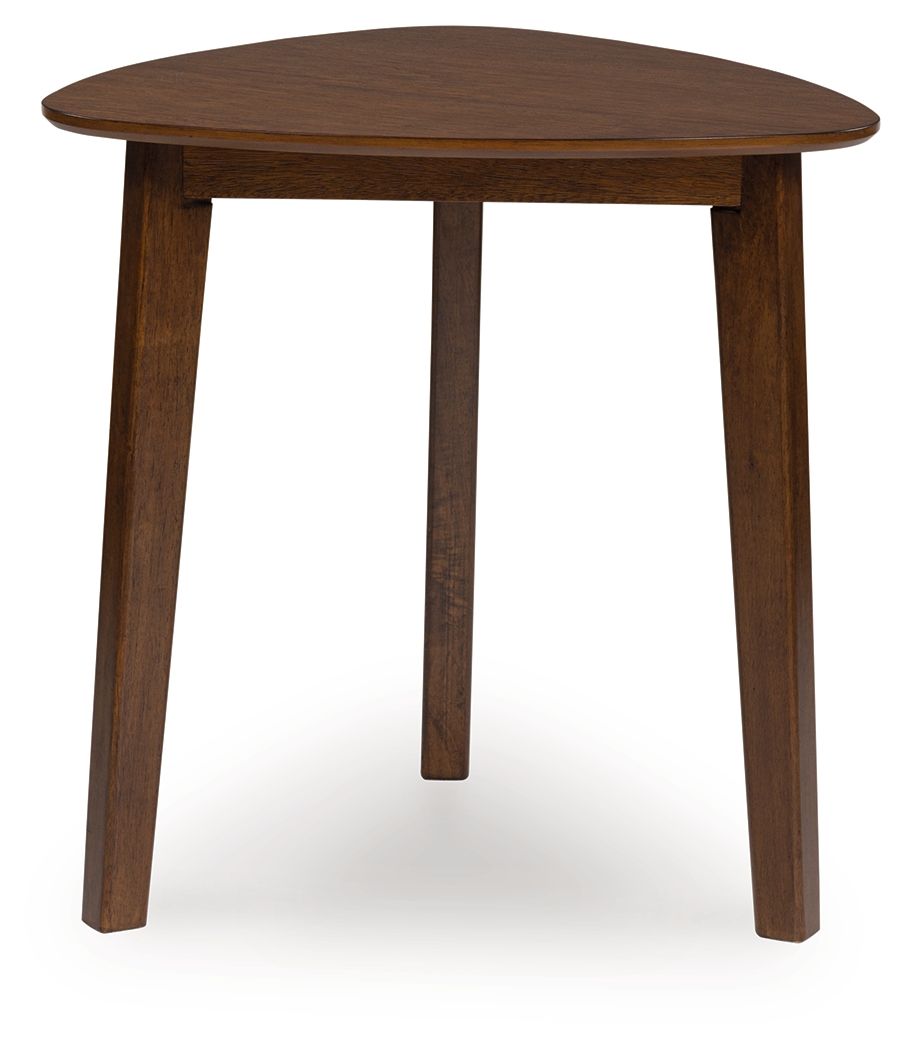 Lyncott - Brown - Occasional Wood Table Set (Set of 3)