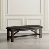 Kona Grove - Upholstered Bench - Chocolate Dark Brown