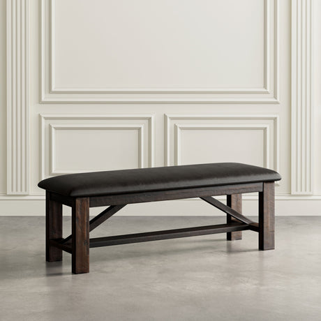 Kona Grove - Upholstered Bench - Chocolate Dark Brown