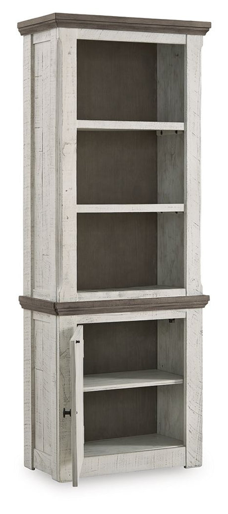 Havalance - Left Pier Cabinet - Brown / Beige