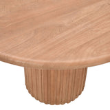 Breck - 84" Double Pedestal Dining Table - Brown