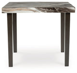 Jeshina - Dark Brown / Beige - Square Dining Room Counter Table