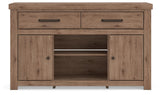 Garistyn - LG TV Stand With Fireplace Option