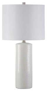 Steuben - Ceramic Table Lamp (Set of 2) - White