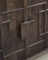 Cato - Dark Brown - Accent Cabinet