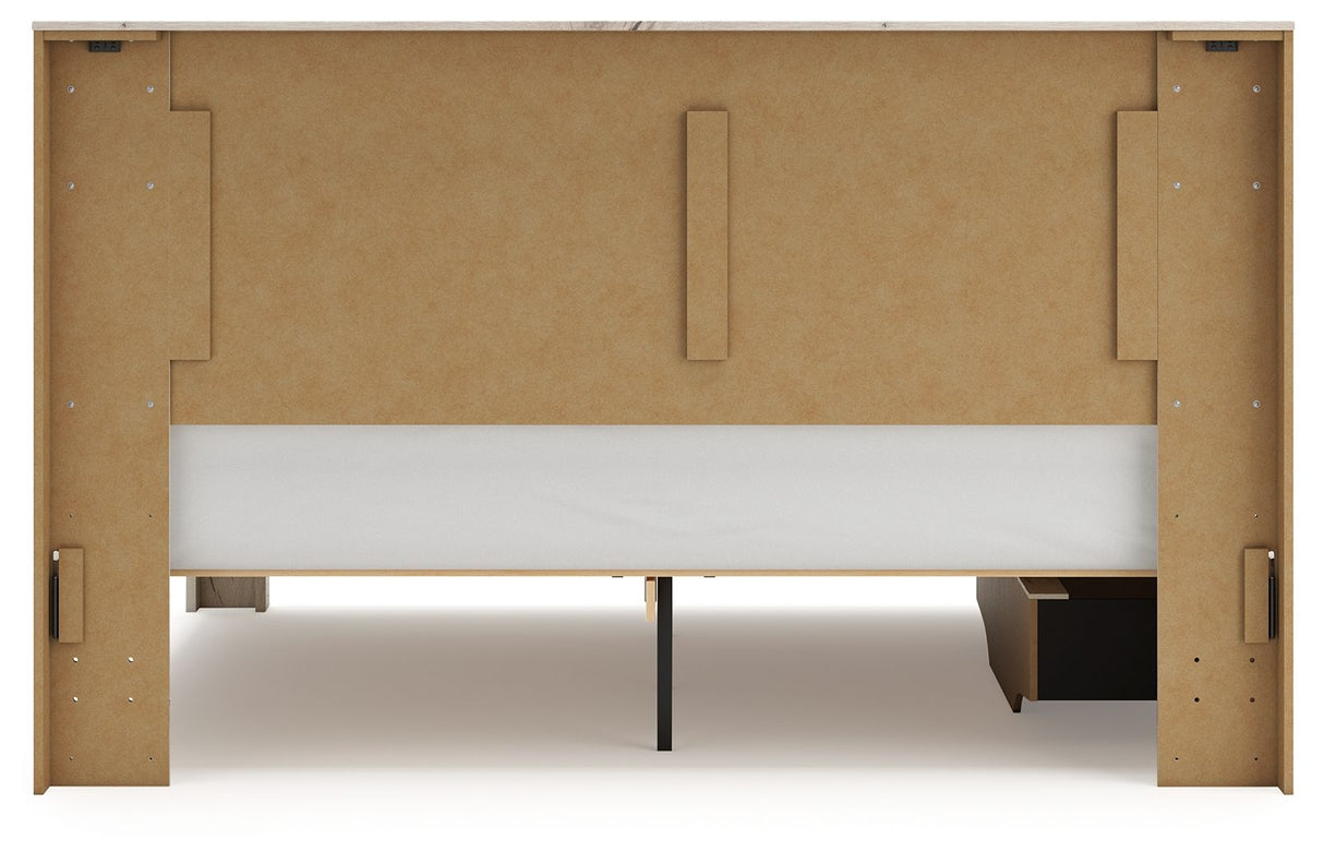 Lawroy - Panel Bed With Storage