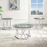 Escondido - End Table - Silver