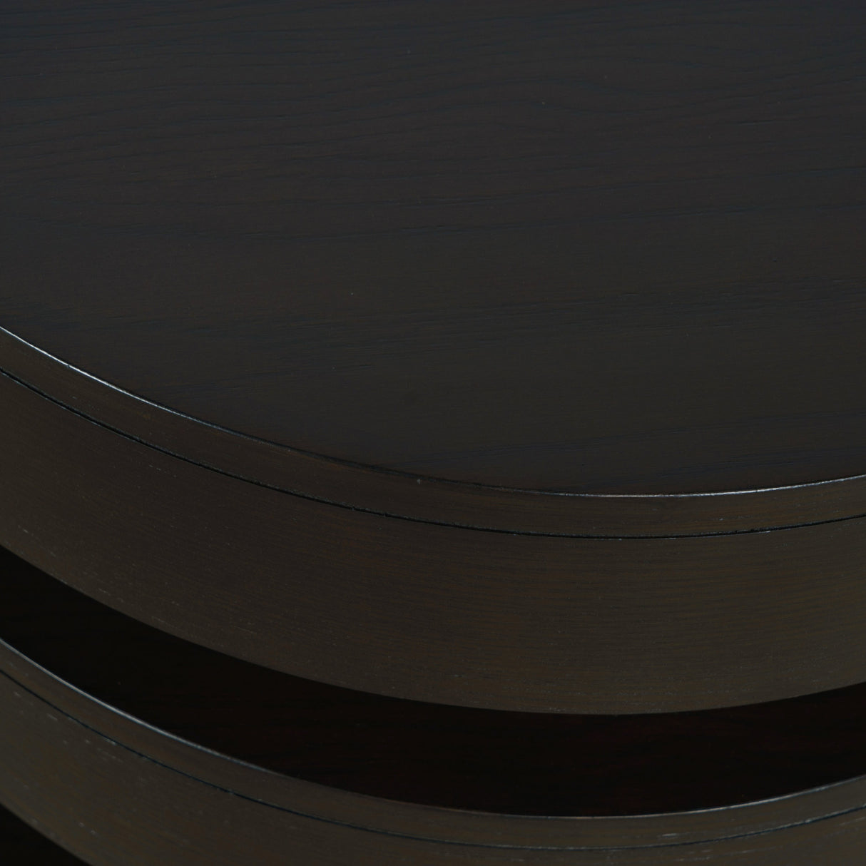 Brix Round End Table - Espresso