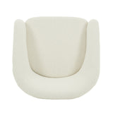 Modern Swivel Accent Chair With Ergonomic Barrel Design