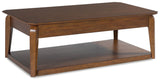 Trenmour - Medium Brown - Rectangular Cocktail Table