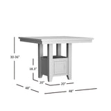 Kona Grove - Counter Table - Chocolate Dark Brown
