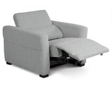 Isla - Dual Power Recliner - Dark Gray
