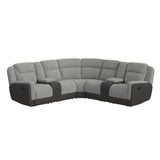Hornet - 3 Piece Motion Sectional Set With Console